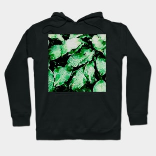 Leaf pattern Hoodie